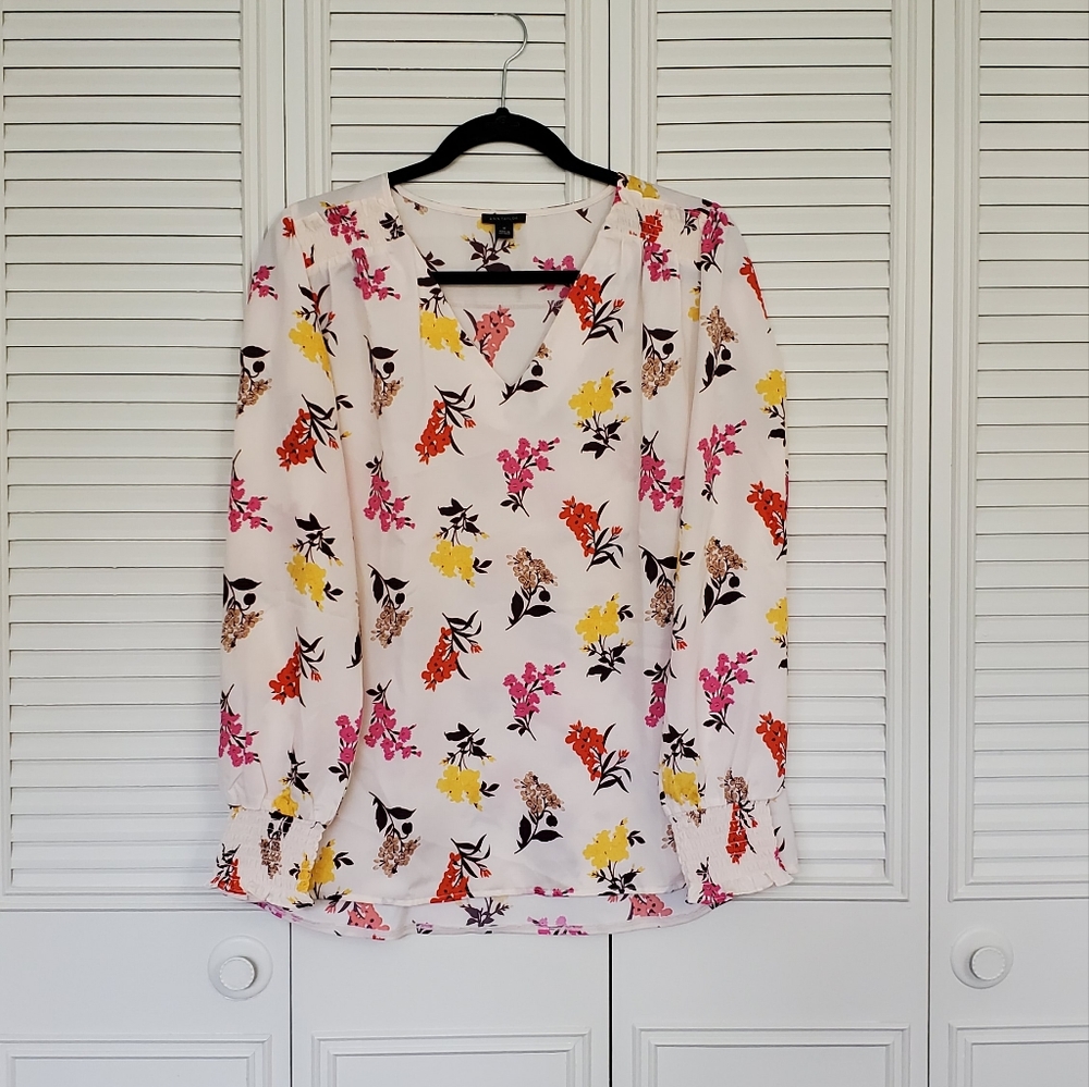 Ann Taylor Floral Blouse